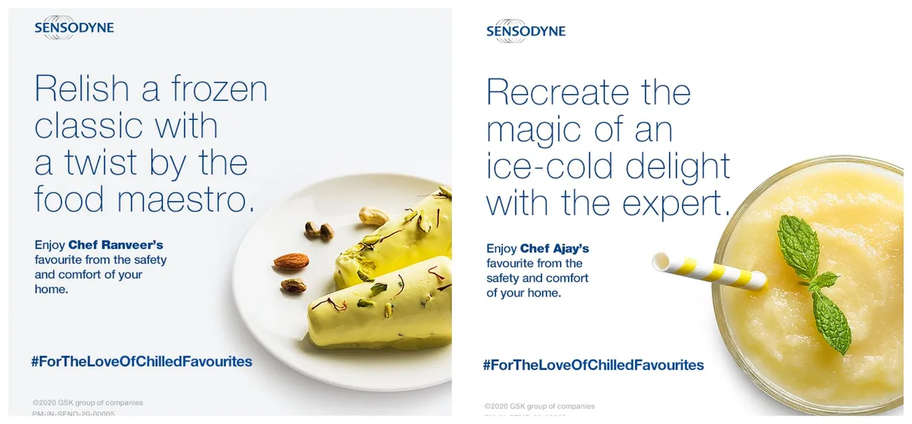 Sensodyne’s #ForTheLoveOf campaign celebrates memorable dishes by India’s leading Chefs