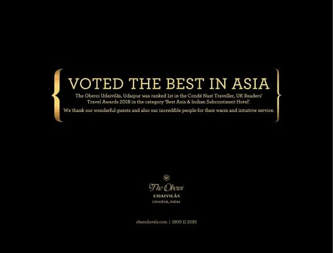 Voted the Best in Asia