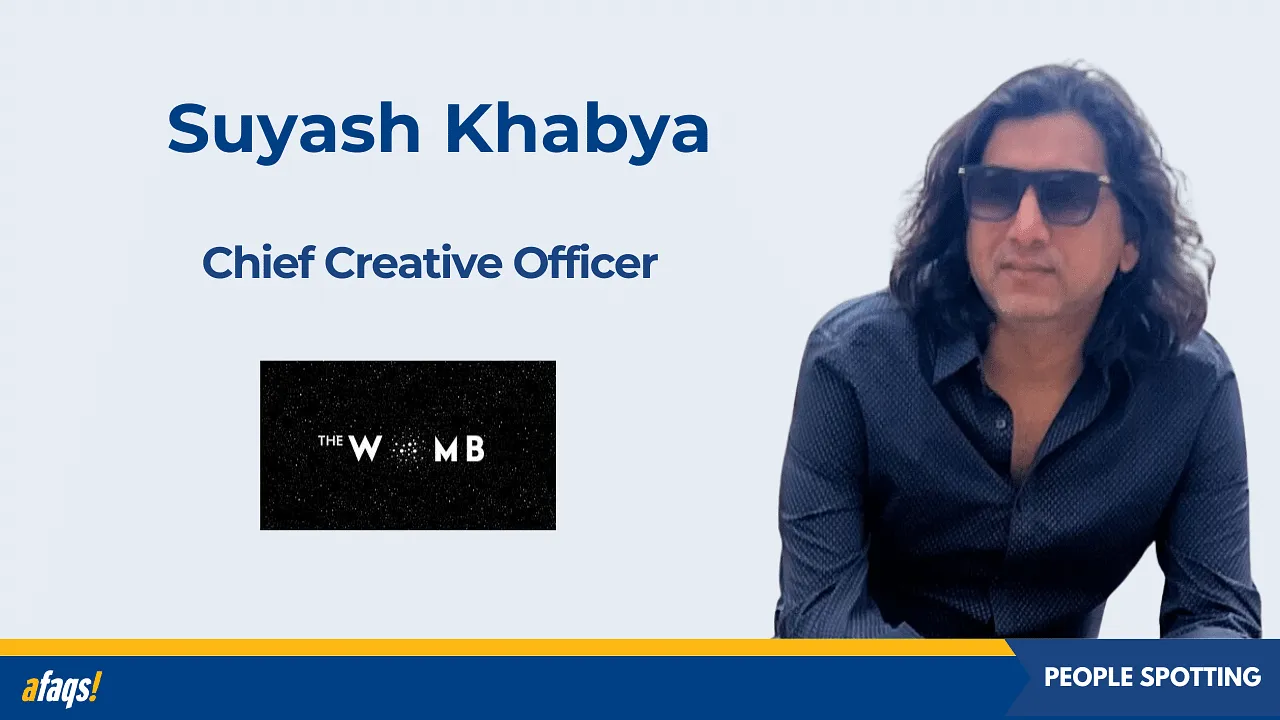 Suyash Khabya takes charge as chief creative officer at The Womb