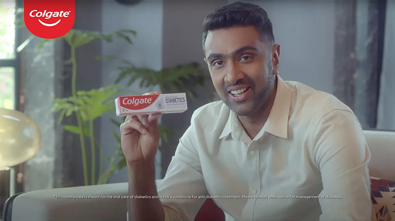 Colgate partners with R Ashwin to raise awareness on oral health for people with diabetes in India