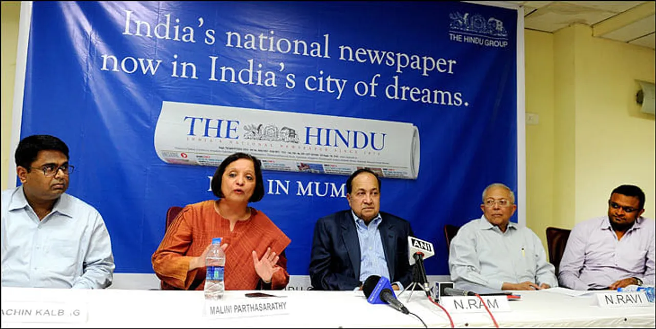 "Maximum City Gets Maximum Edition": N Ram, The Hindu