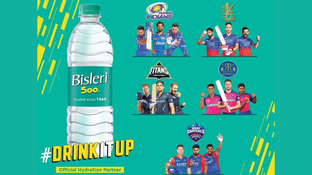 Bisleri International partners with five IPL teams targeting youth to promote hydration