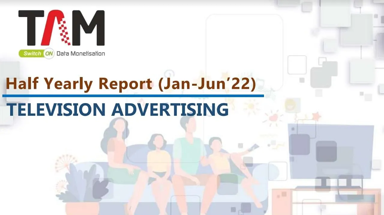 TV ad volumes up 47% in Jan-Jun 2022: TAM AdEx