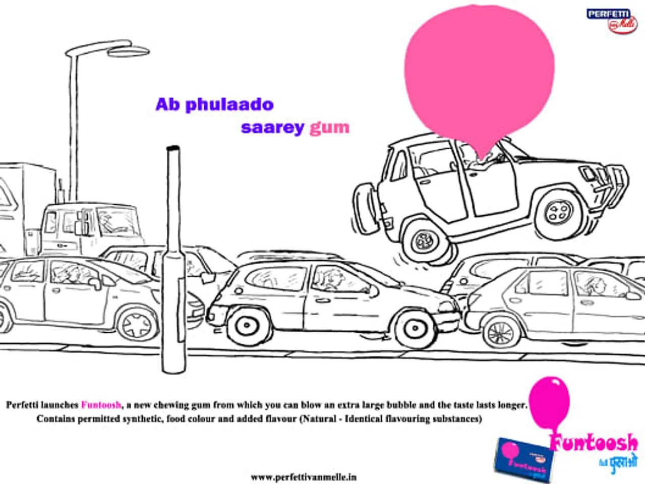 Funtoosh Chewing Gum..Bubble advantage