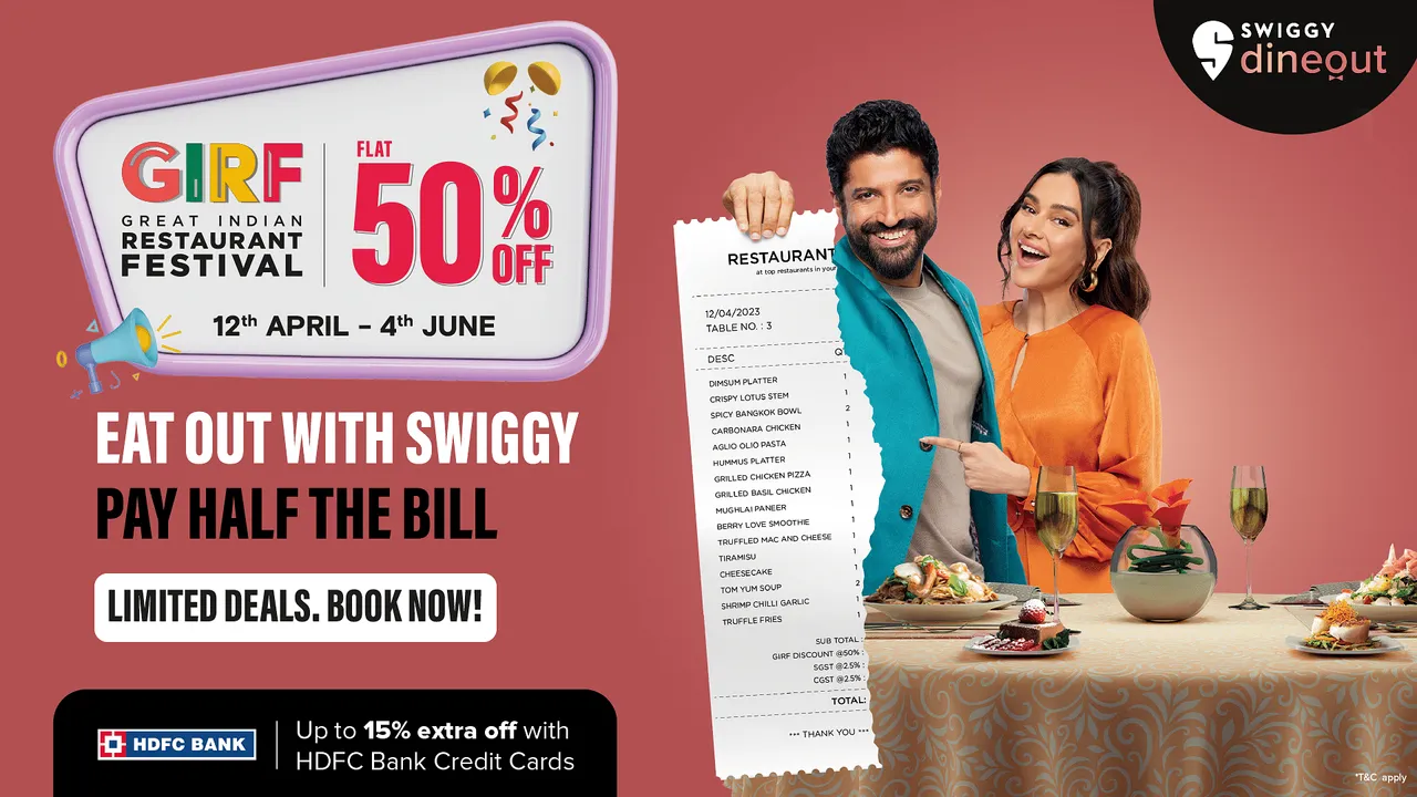 Swiggy Dineout announces 7th edition of the Great Indian Restaurant Festival 