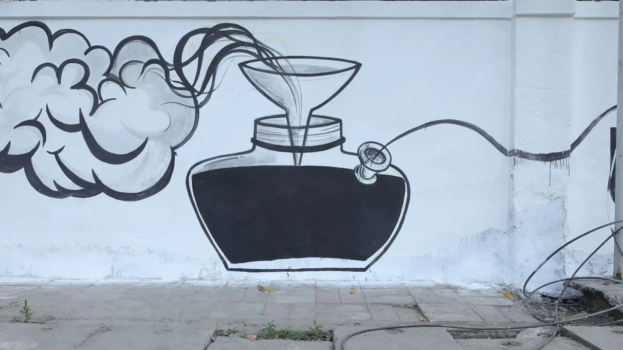 Campaign in pictures: Uber's street art with 'fuel emission' ink