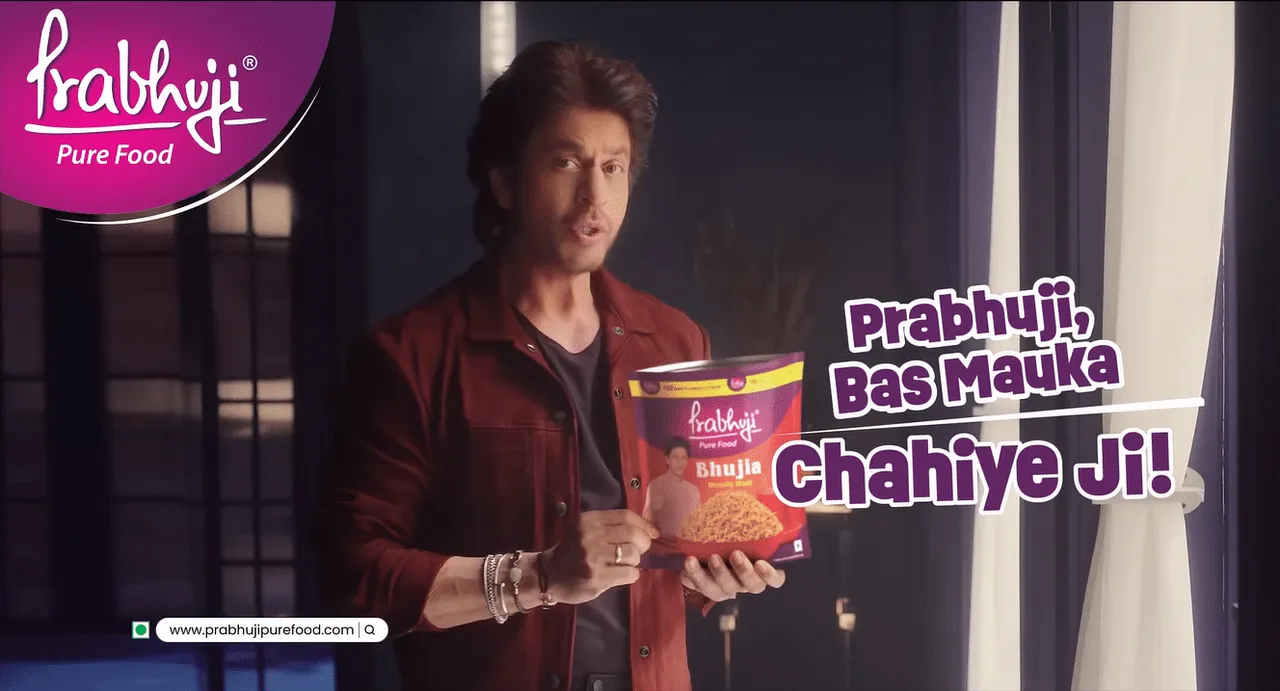 Prabhuji Sweets and Namkeens collaborates with SRK and Rashmika Mandanna for its latest campaign 
