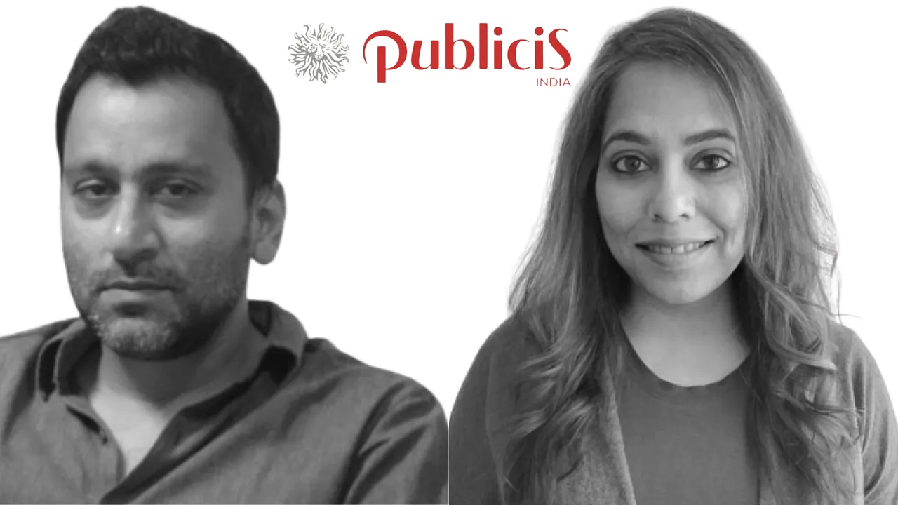 Publicis India appoints Aman Mannan and Shitu Patil as joint national creative directors