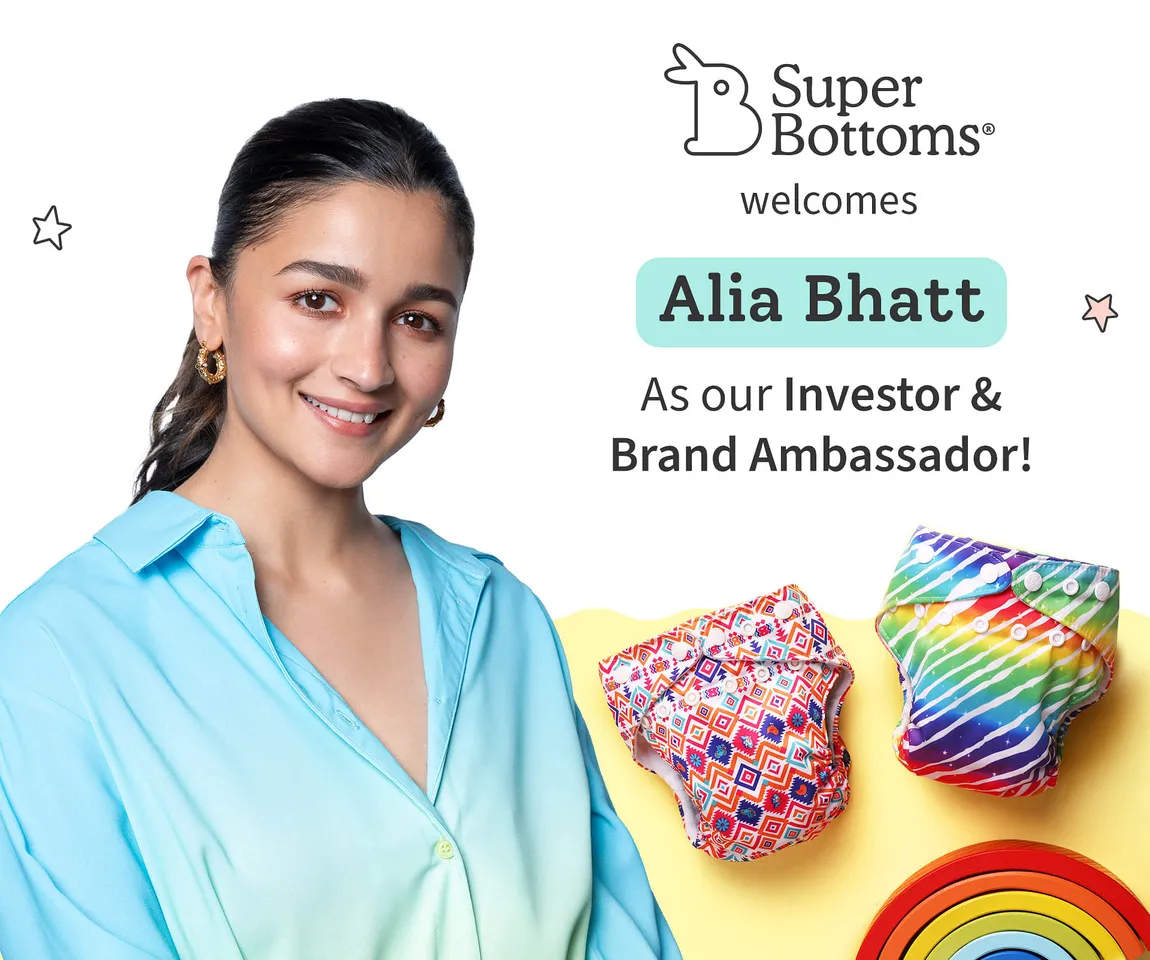 SuperBottoms appoints Alia Bhatt as Investor & Brand Ambassador