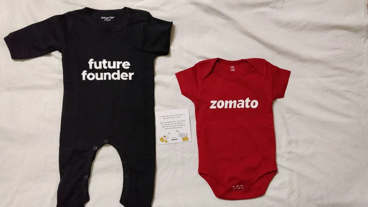 Zomato delivers baby onesies to employees who’ve just become parents