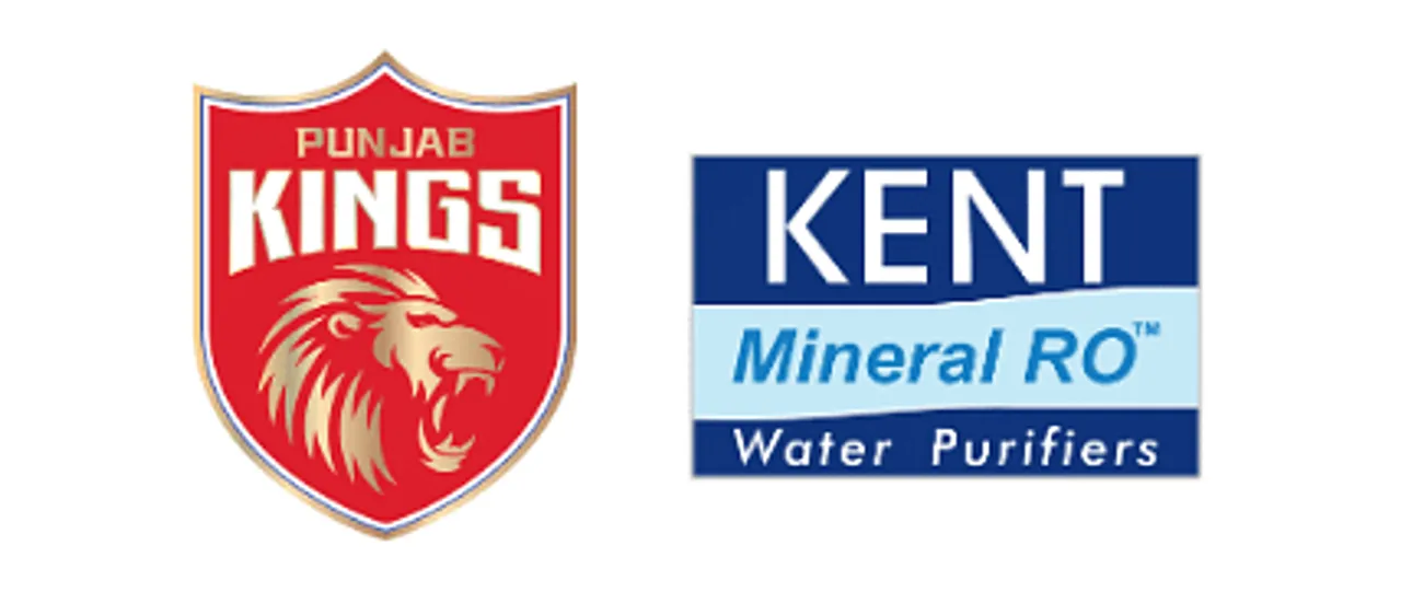 Punjab Kings onboards KENT as Principal Sponsor for IPL 2024