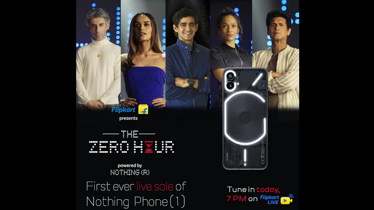 Flipkart changes the game with Live Commerce Sale of Nothing Phone