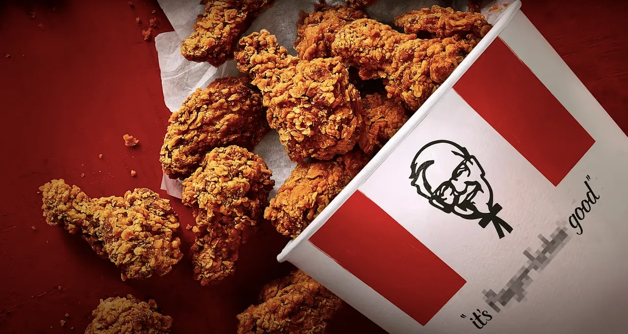 KFC 'borrows' slogans from other companies till we can start licking our fingers again