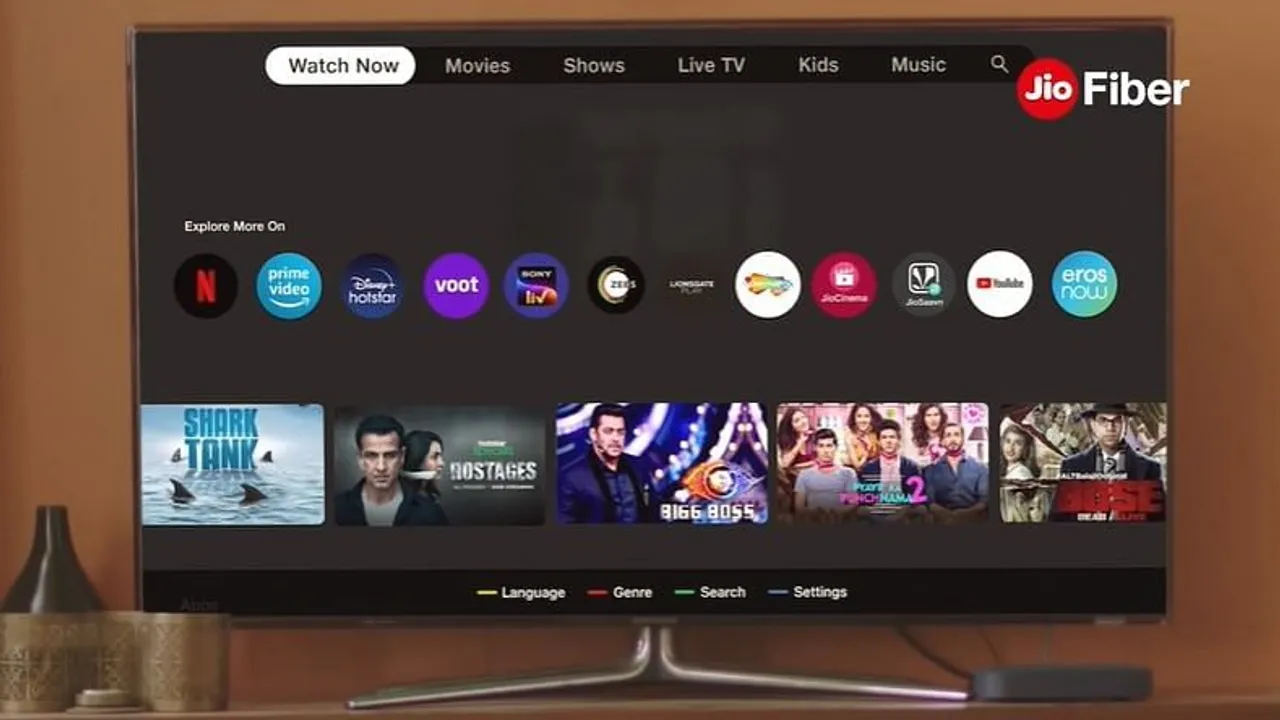 JioFiber offers to make your TV smart... 