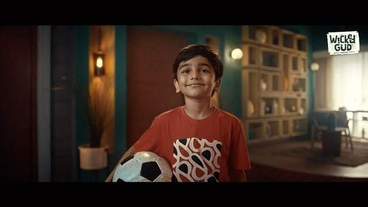 WickedGud’s latest campaign shows kids drinking refined oil and eating chemicals 