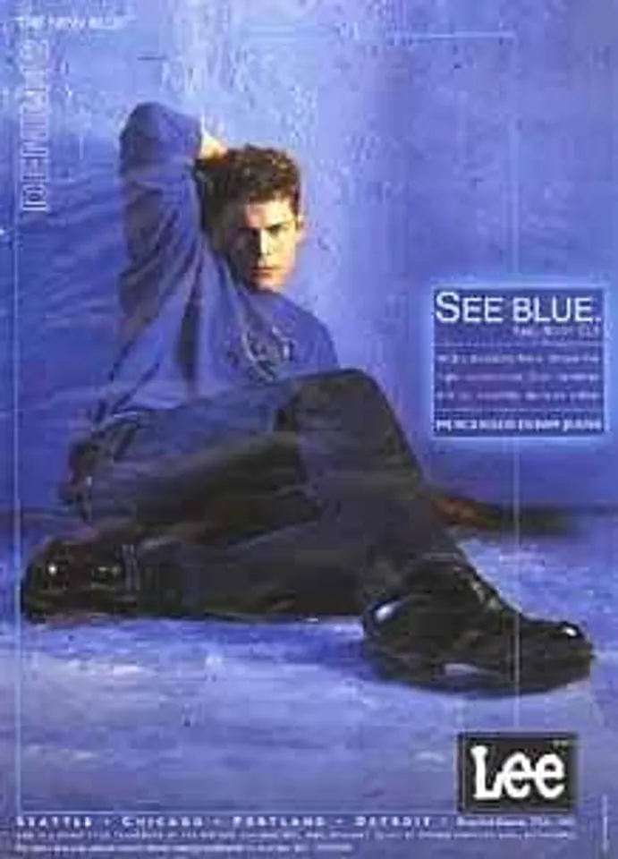 See Blue. Red Boot Cut