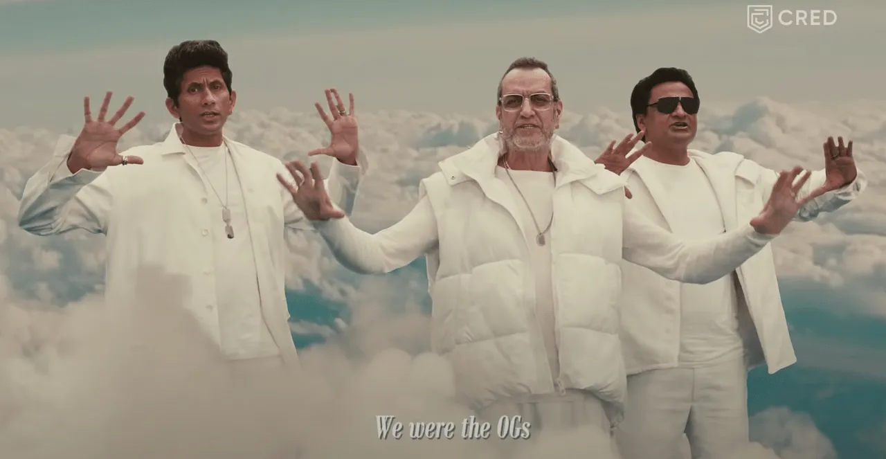 Cred's latest ad stars veteran cricketers as the 'Venkaboys'