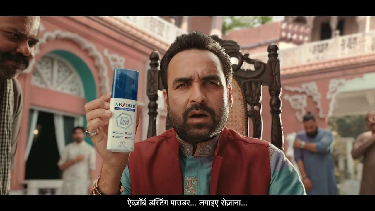 Sun Pharma ropes in Pankaj Tripathi as brand ambassador for Abzorb Dusting Powder