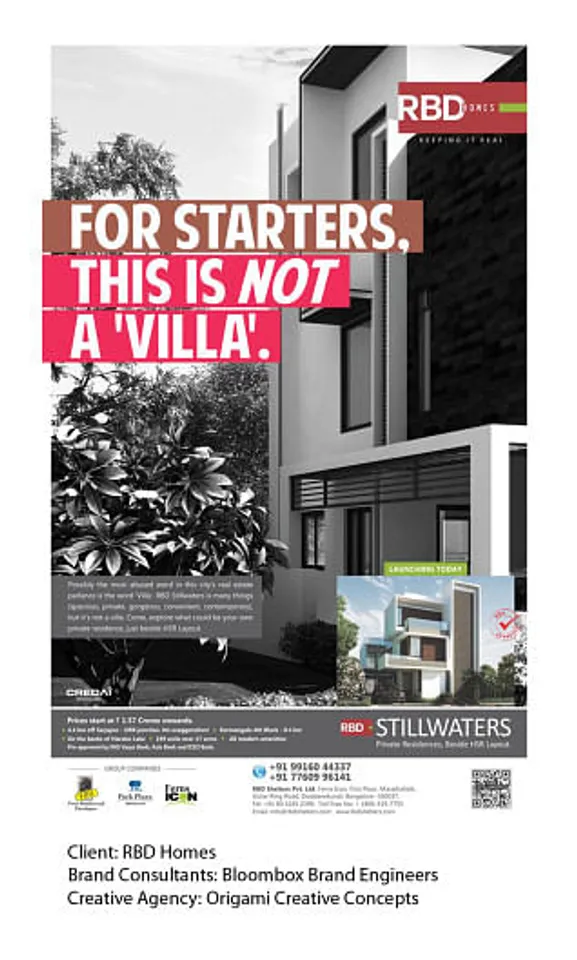 For starters, this is not a Villa