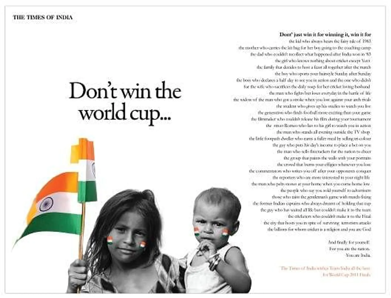 Don't win the world cup