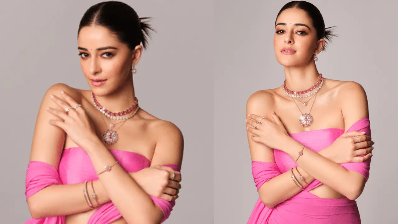 Ananya Panday shines in Swarovski's Diwali campaign