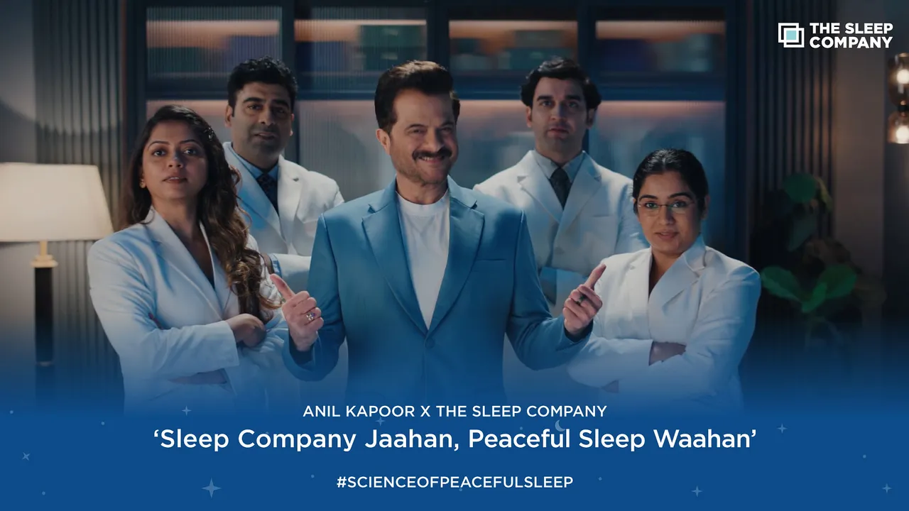 Anil Kapoor champions the #ScienceOfPeacefulSleep for The Sleep Company