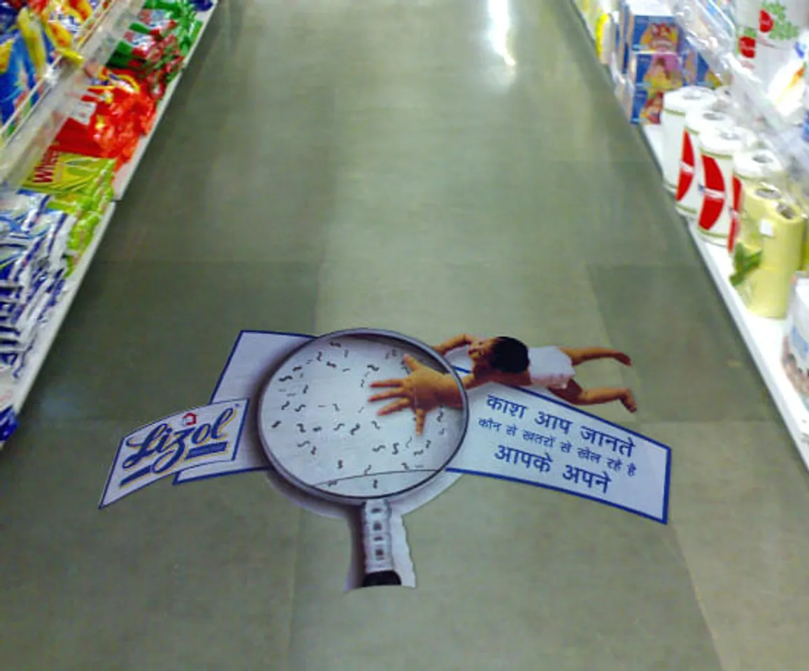 3D floor graphic