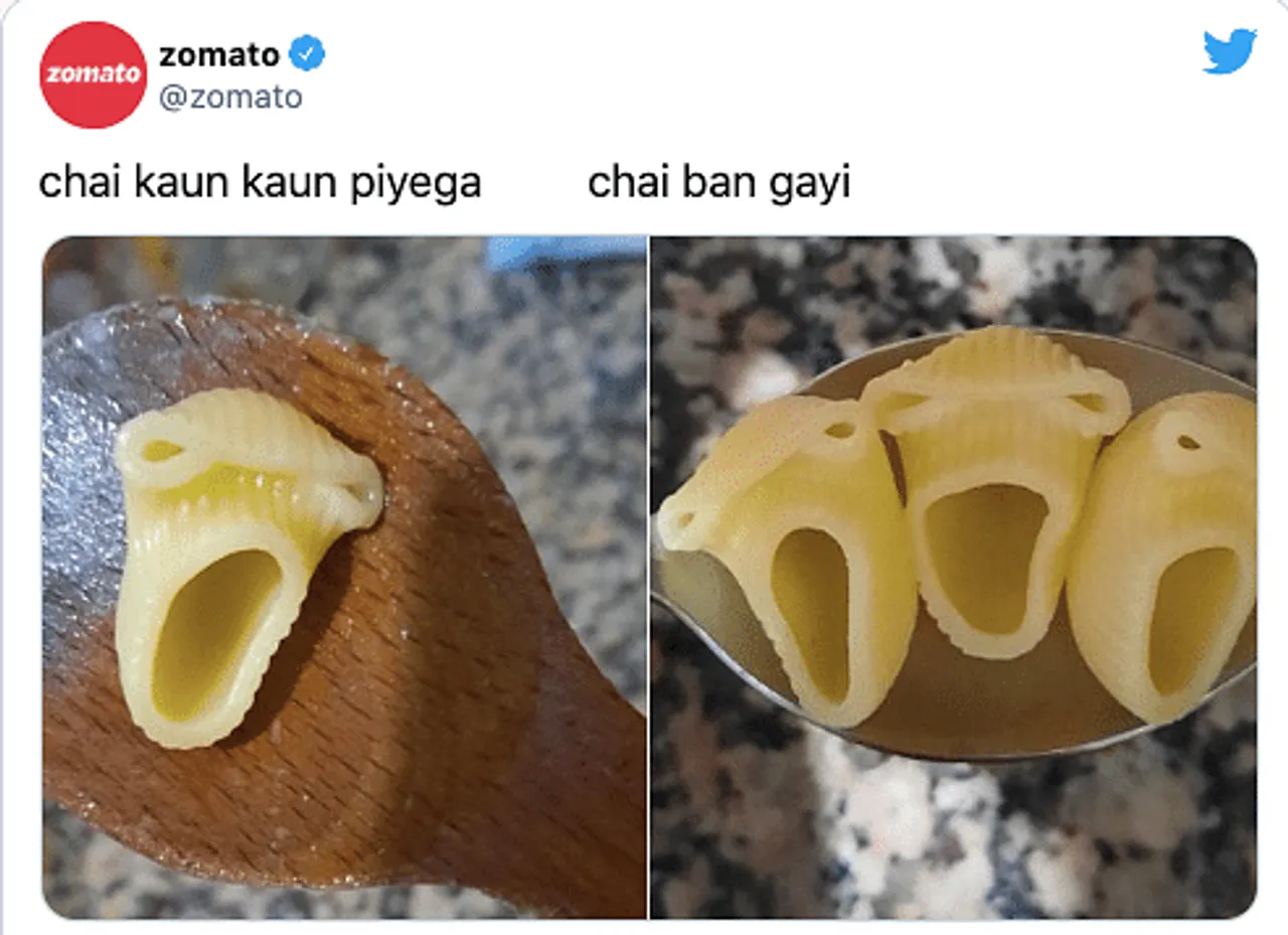 Zomato, Dunzo, Oyo jump on board the 'screaming pasta' trend