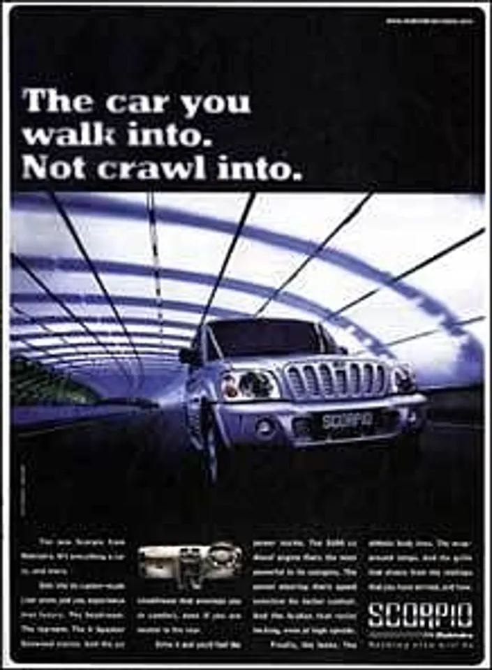 The car you walk into. Not crawl into.