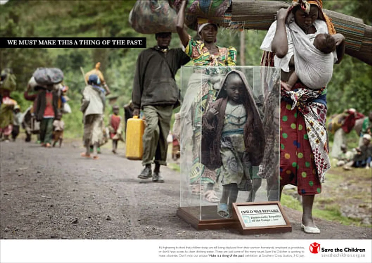 Child war refuge