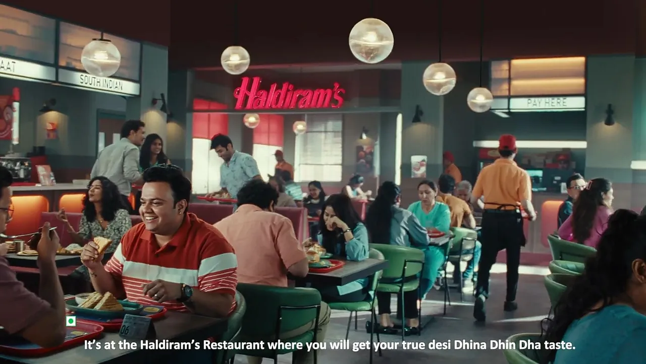 Haldiram's launches its first TVC “Dhina Dhin Dha” for its restaurant chain 