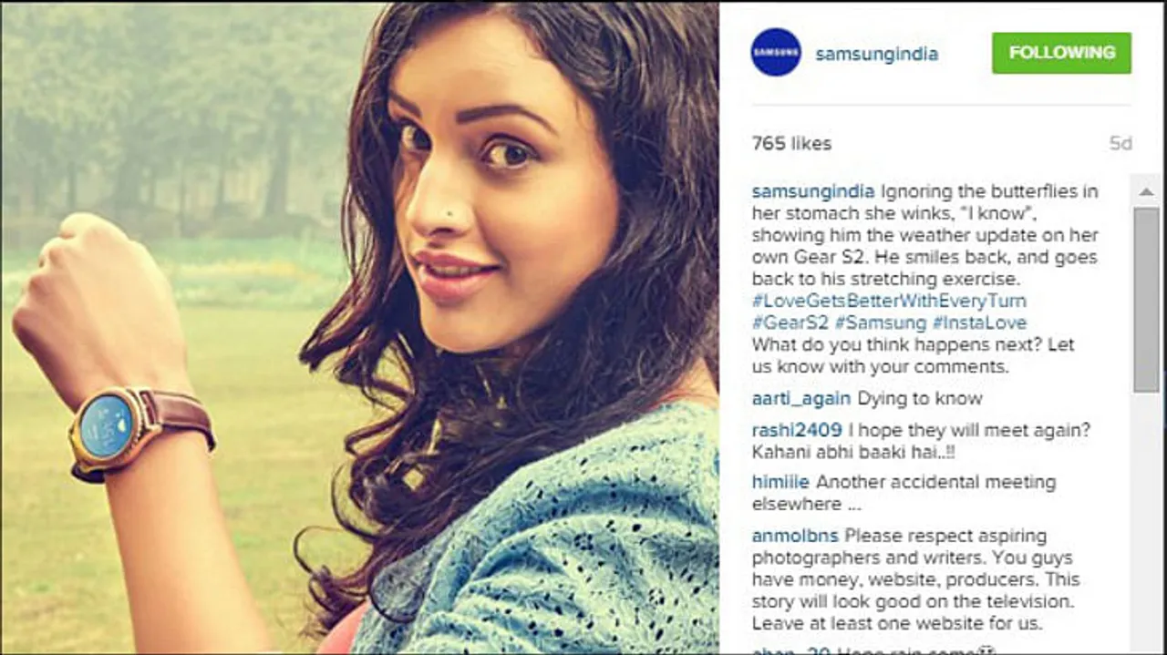 Samsung leverages Instagram and Outdoor to promote Gear S2