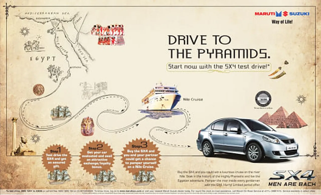 Drive to pyramids