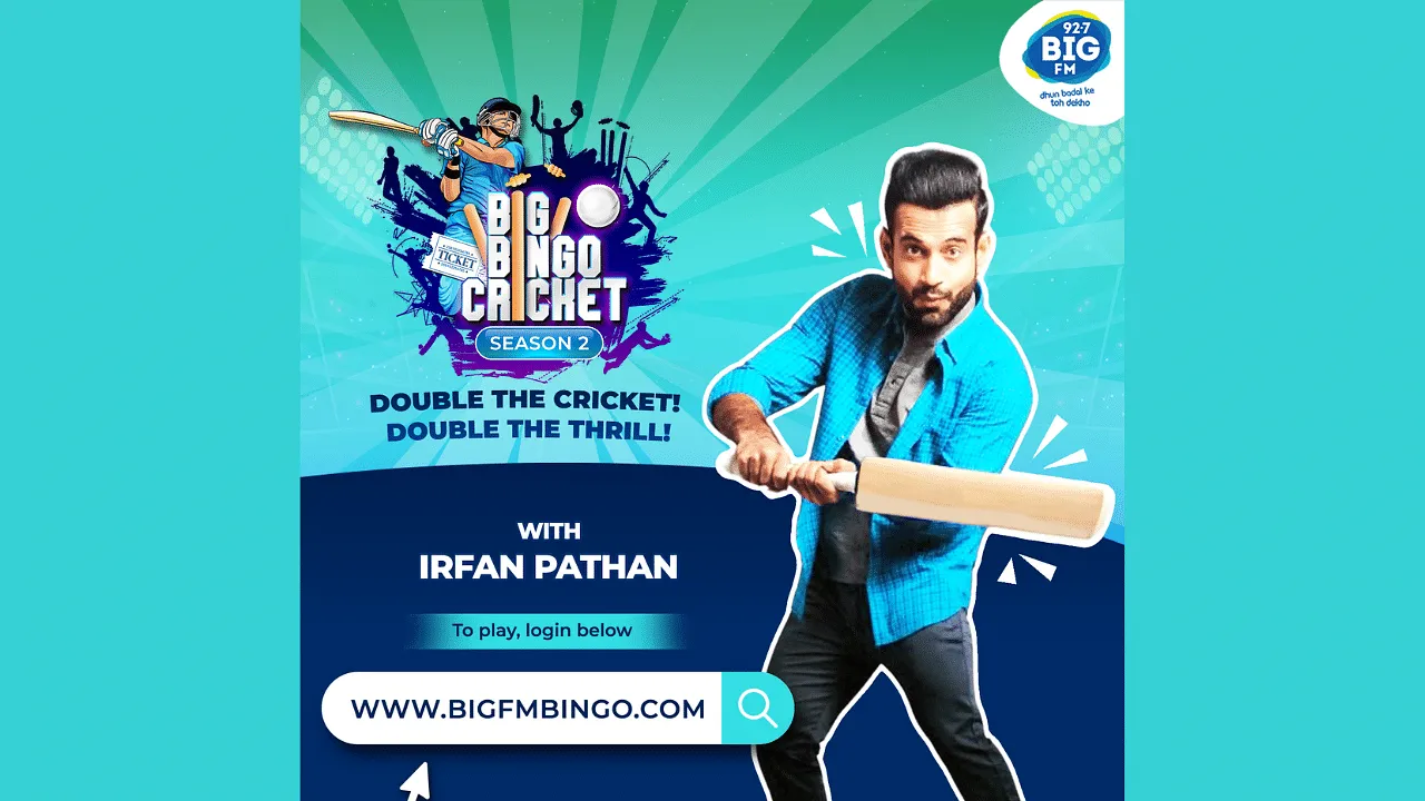 BIG FM presents BIG BINGO Cricket Season 2 with cricket maestro Irfan Pathan