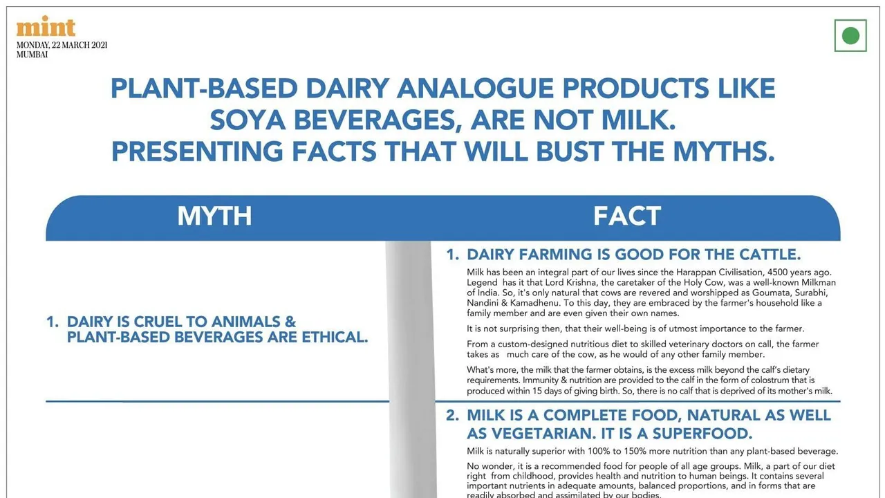 Amul’s new ‘mythbusting’ ad campaign is an offensive against non-dairy ‘milk’