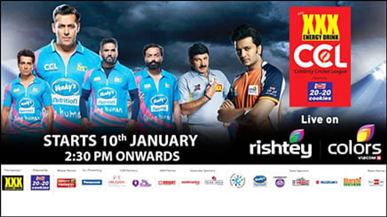 Celebrity Cricket League to air on six channels