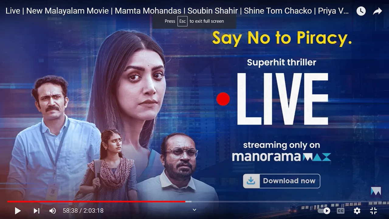 manoramaMAX with an Innovative Anti-Piracy Campaign