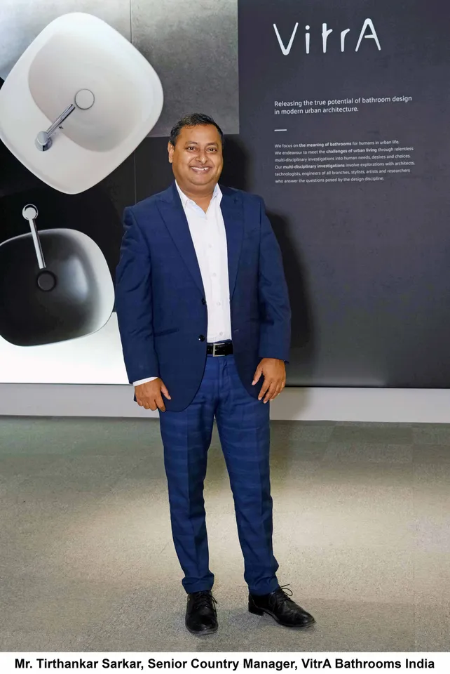 VitrA Bathrooms India appoints Tirthankar Sarkar as the New Sr. Country Manager