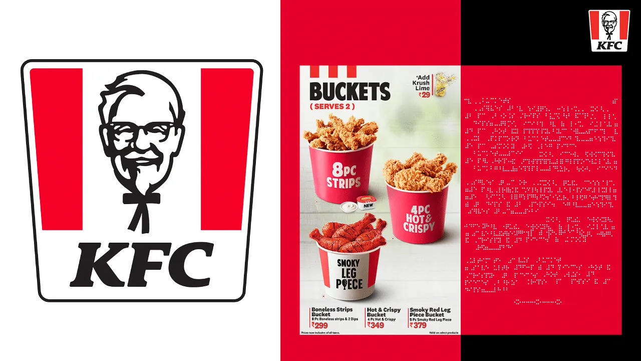KFC India launches Braille-enabled menus across restaurants