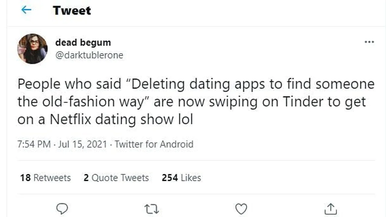 Tinder and Netflix’s new dating show gathers steam and tweets 