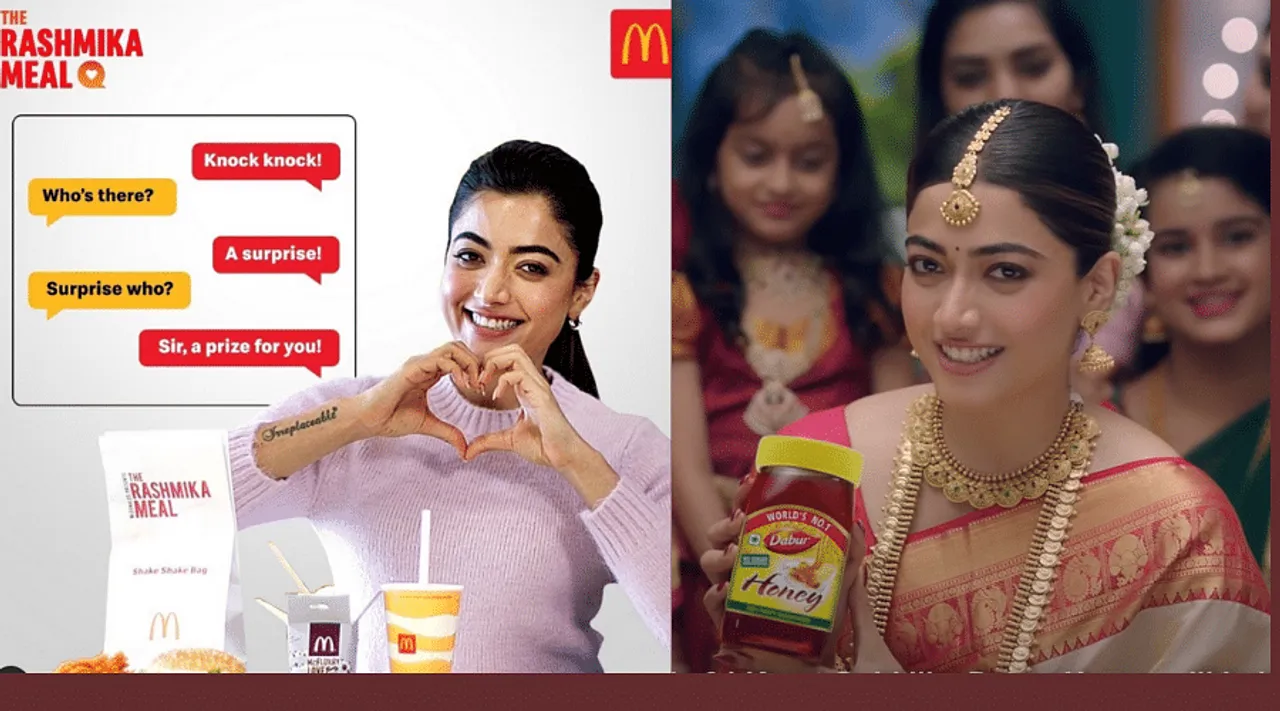 McDonald’s to Dabur Honey: A look at Rashmika Mandanna’s spectrum of endorsements