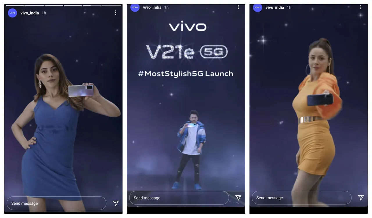 vivo launches new phone via Instagram story