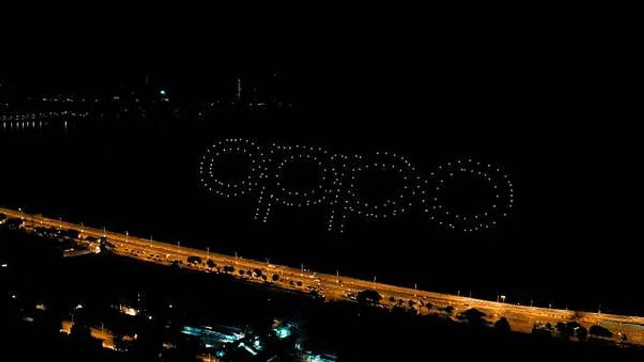 OPPO hosts India’s biggest drone fly light show