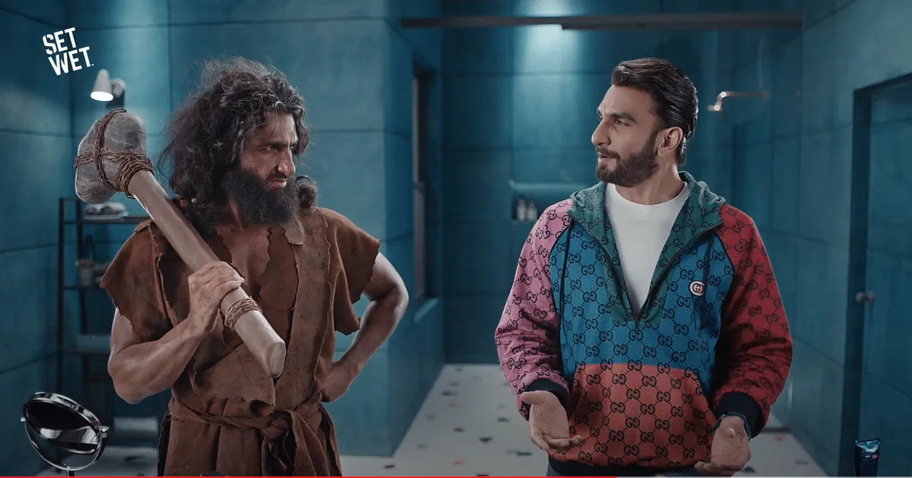 Ranveer Singh dons a prehistoric avatar in SET WET’s new ad 