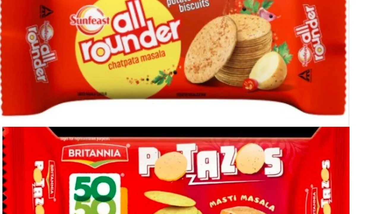 From frayed edges to the stacking of chips, ITC and Britannia’s response to Pran’s Potata looks quite similar