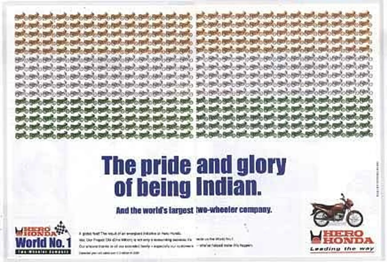 The pride and glory of being Indian.
