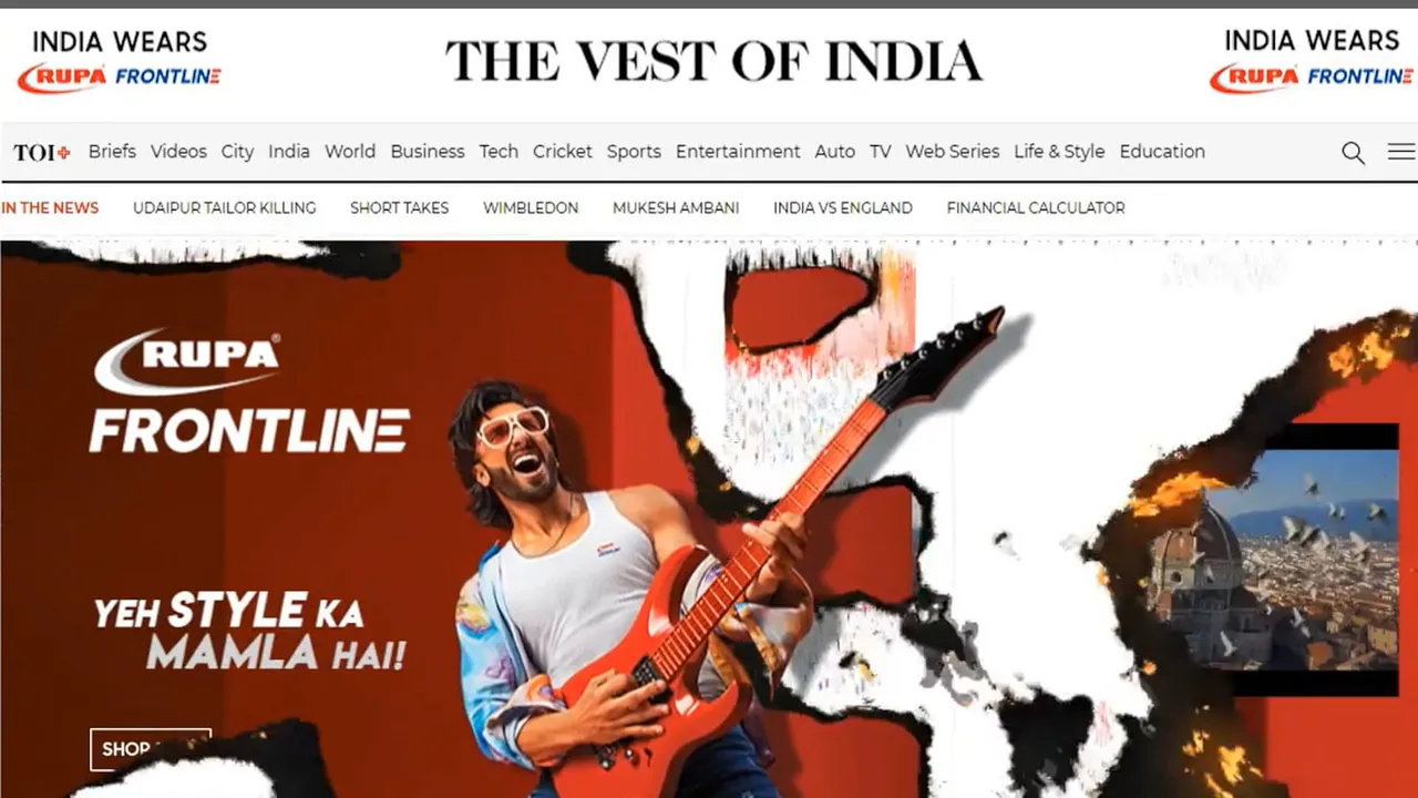 Rupa Frontline set to change the game of Style Nation’s favorite to get jazzy and quirky