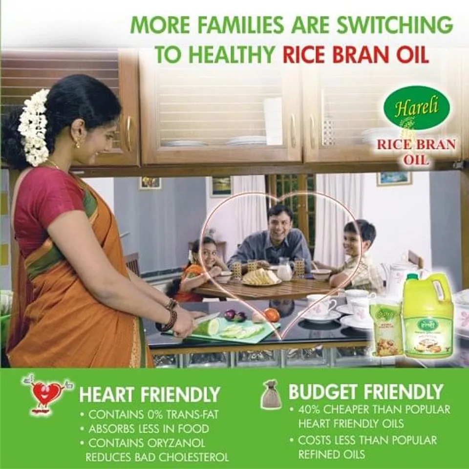 More families are switching to Healthy Rice Bran Oil