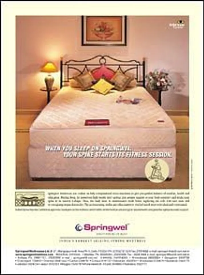 When you sleep on Springwel, your spine starts its fitness session.