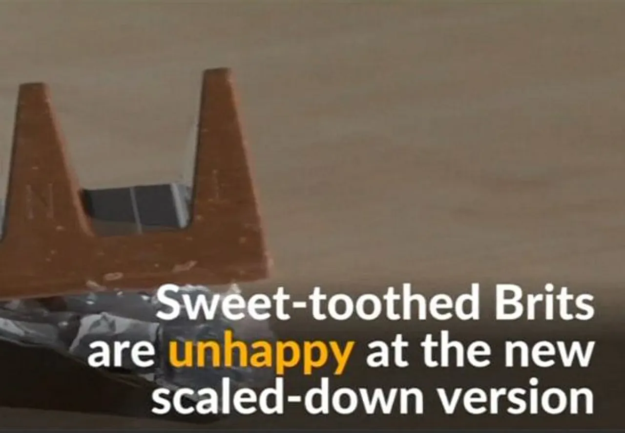 Scaled down Toblerone bar upsets sweet- toothed Brits 